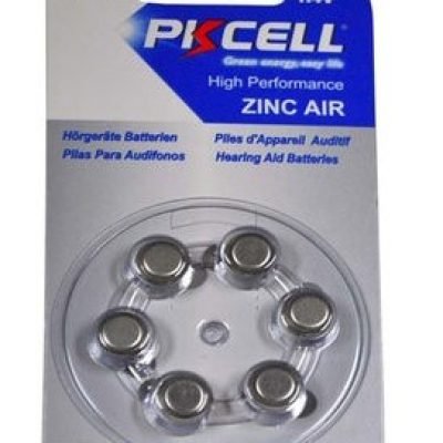 Pkcell 1.4V Zinc Air Μπαταρία Ακουστικών Βαρηκοΐας A13 6τμχ (01.008.0029)