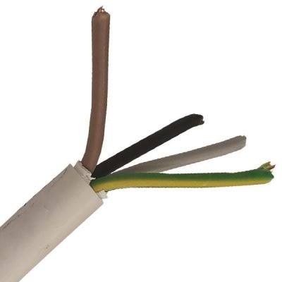 ΚΑΛΩΔΙΟ NYΜ A05VV-U 4Χ4mm² ΛΕΥΚΟ (100m/roll) (150-13611)