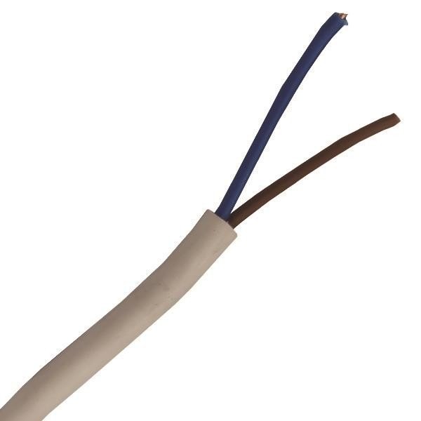 ΚΑΛΩΔΙΟ NYΜ A05VV-U 2Χ1,5mm² ΛΕΥΚΟ (100m/roll) (150-13600)