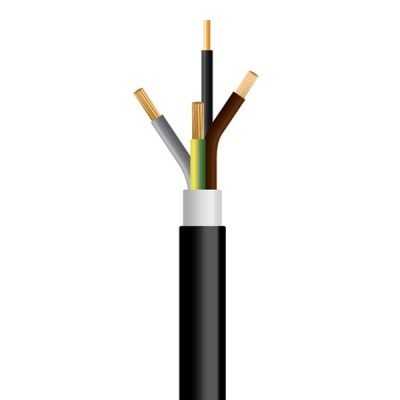 ΚΑΛΩΔΙΟ NYY J1VV-R 3X10+1.5mm² ΜΑΥΡΟ (1000m/Drum) (150-13707)