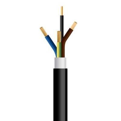 ΚΑΛΩΔΙΟ NYY J1VV-R 3X95+50mm² ΜΑΥΡΟ (500m/Drum) (150-13719)