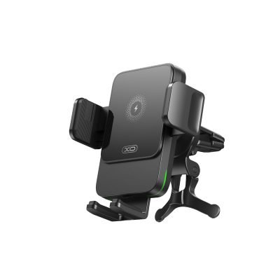 XO WX041 Βάση Ασύρματης Φόρτισης Κινητού Αυτοκινήτου 15W Μαύρο (16.006.0383)