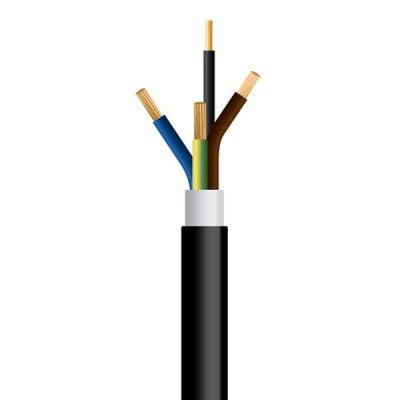 ΚΑΛΩΔΙΟ NYY J1VV-R 3X25+16mm² ΜΑΥΡΟ (500m/Drum) (150-13711)