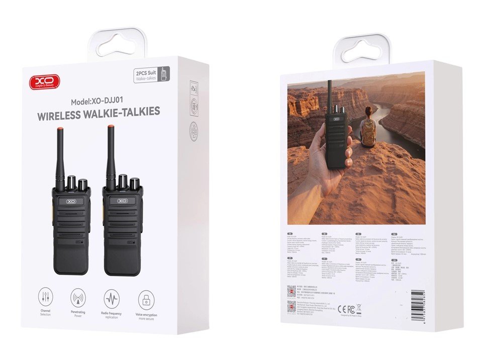 XO-DJJ01 Ζευγάρι Ασύρματων - Walkie Talkie (16.001.0223) - Image 7