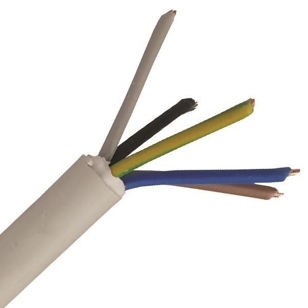 ΚΑΛΩΔΙΟ NYΜ A05VV-R 5Χ6mm² ΛΕΥΚΟ (1000m/Drum) (150-13618)