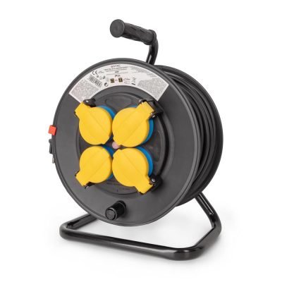 Entac Στροφείο Σούκο IP44 με 4 Θέσεις 25m 3G1.5 (15.005.0416)