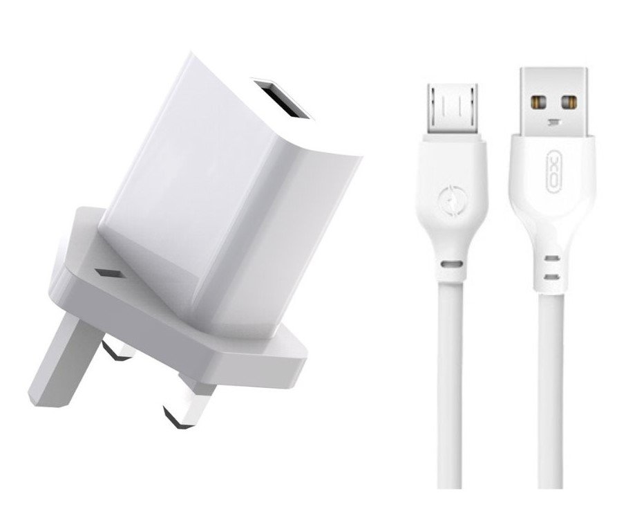 XO L99 (UK) Φορτιστής με Καλώδιο Micro 2.4A (16.006.0380)