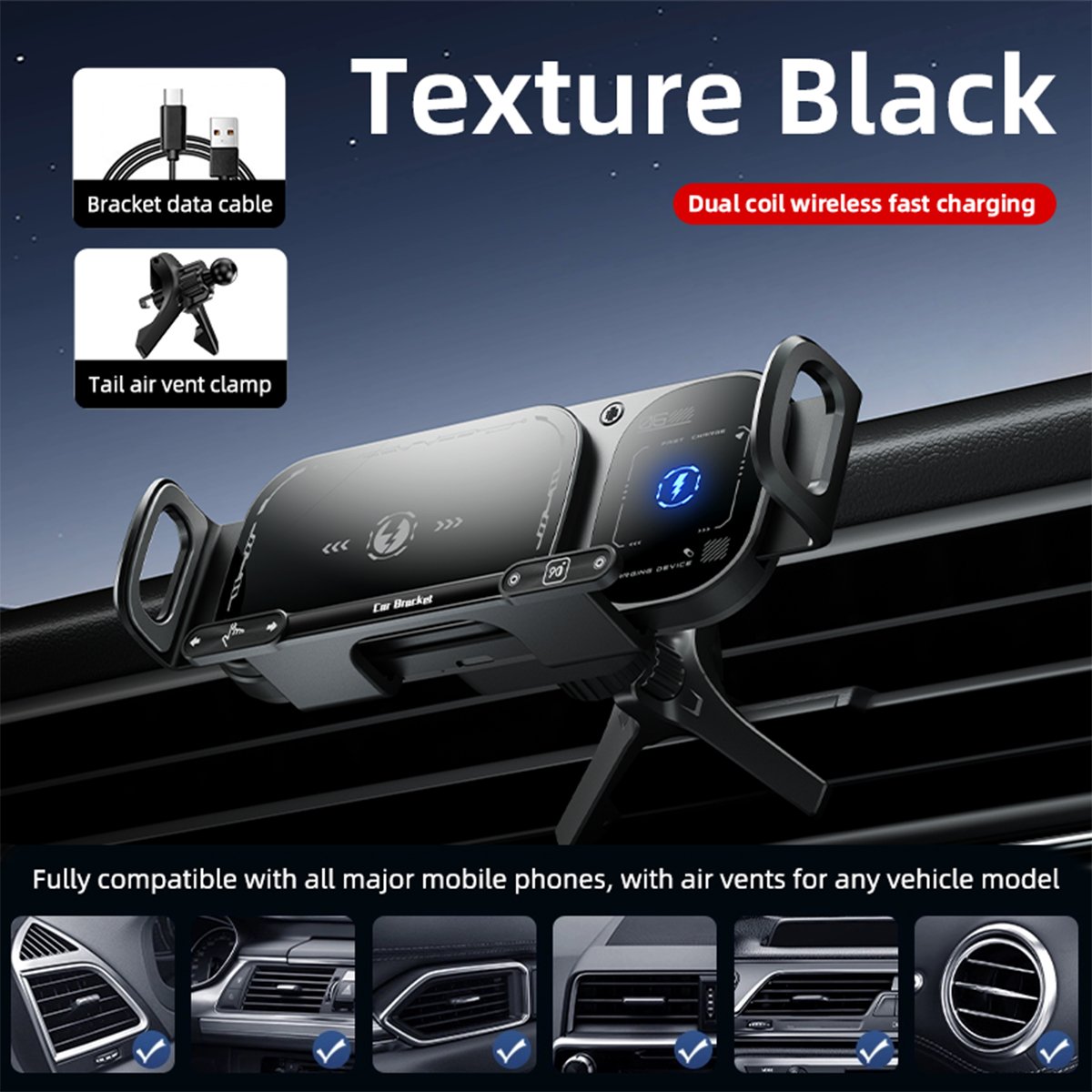 XO WX042 Βάση Κινητού Αυτοκινήτου με Ασύρματη Φόρτιση 15W (16.006.0382) - Image 11