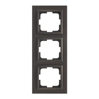 ΠΛΑΙΣΙΟ 3 ΘΕΣΕΩΝ ΜΑΥΡΟ (152-10382)