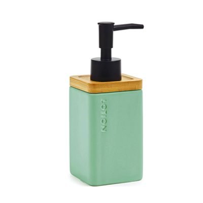 Αντλία κρεμοσάπουνου πέτρινη με μπαμπού [77694506]