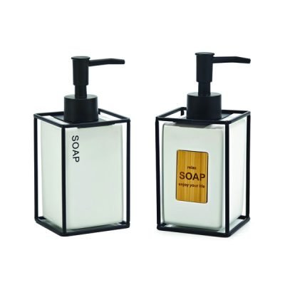 Αντλία κρεμοσάπουνου πέτρινη με μέταλλο [77694509]