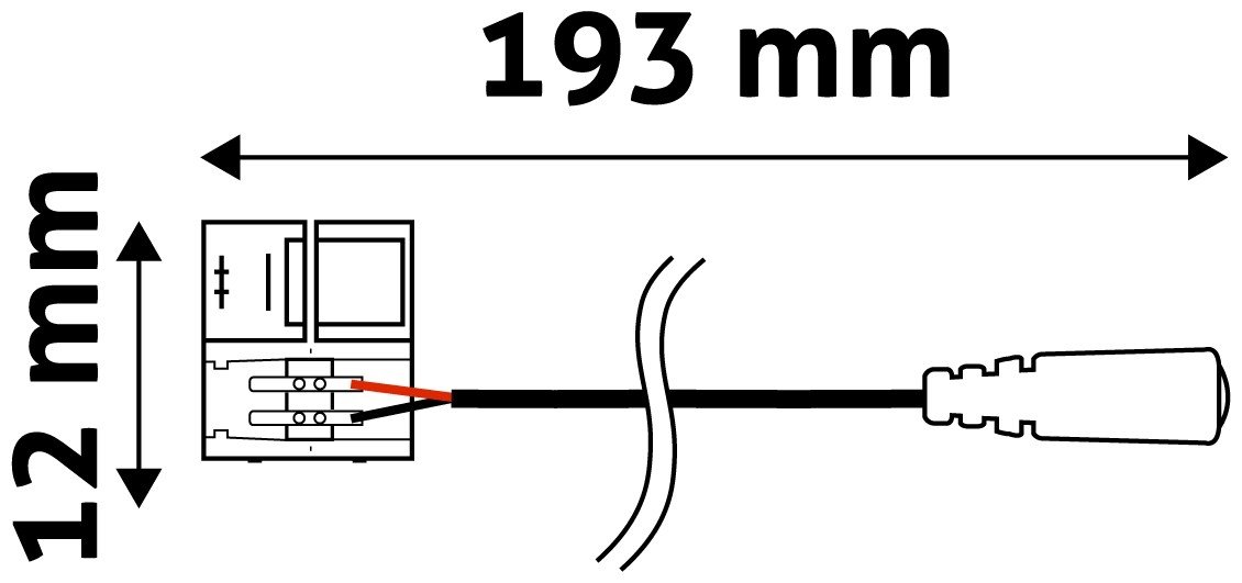 Avide LED Ταινία 12V 2835 12mm DC Σύνδεσης Θηλυκό (15.001.0272) - Image 2