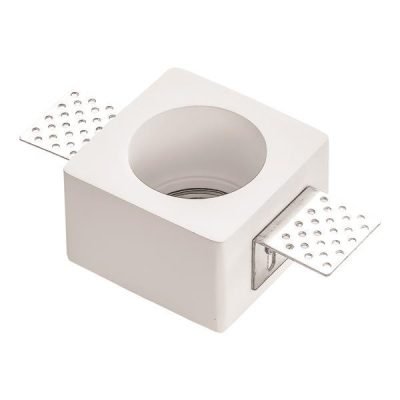 ΣΠΟΤ ΓΥΨΙΝΟ ΜΟΝΟ ΤΕΤΡΑΓΩΝΟ1X GU10 80x80x55mm (147-53204)