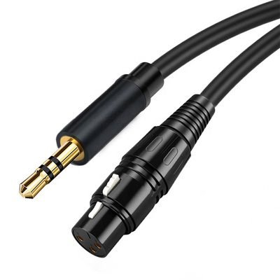 3.5mm 3 poles – XLR female audio cable 2m (02.008.0139)