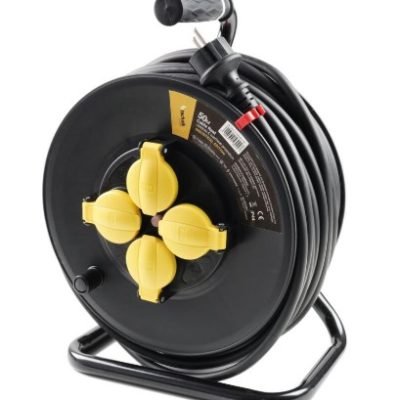 Technik Industrial Στροφείο 4 θέσεων 50m 1,5mm2 (IP44) 16A (41.003.0003)