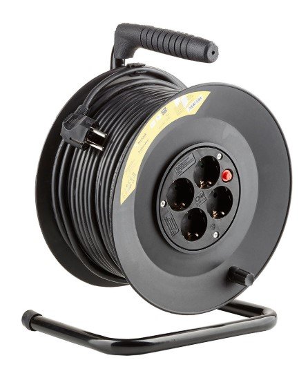 Technik Professional Στροφείο 4 Θέσεων 50m 1,5mm2 Μαύρο (41.003.0002) - Image 2