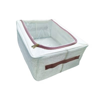 Θήκη αποθήκευσης υφασμάτινη με παράθυρο 30x 40x 15cm [00402665]