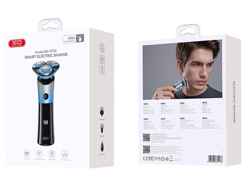 XO CF32 Πολυλειτουργική Ξυριστική Μηχανή σετ (16.012.0033) - Image 5