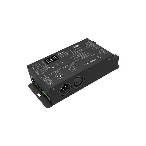 DMX512/RDM DECODER RGBW 8A*4CH 12-48VDC MAX32A D4-XE (145-71500)