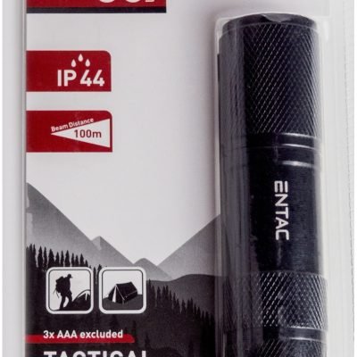 Entac Φακός 1W 9LED ALU Μαύρο 3xAAA (15.007.0249)