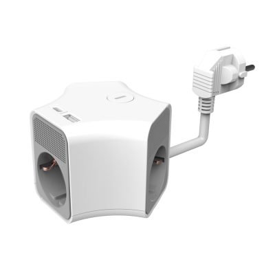 Technik Professional Στρογγυλό Πολύπριζο 3 Θέσεων 1,4m + USB-A + USB-C 16A (41.001.0021)