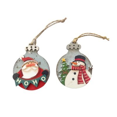 Ξύλινο κρεμαστό διακοσμητικό 6 x 7,5cm [00001514]