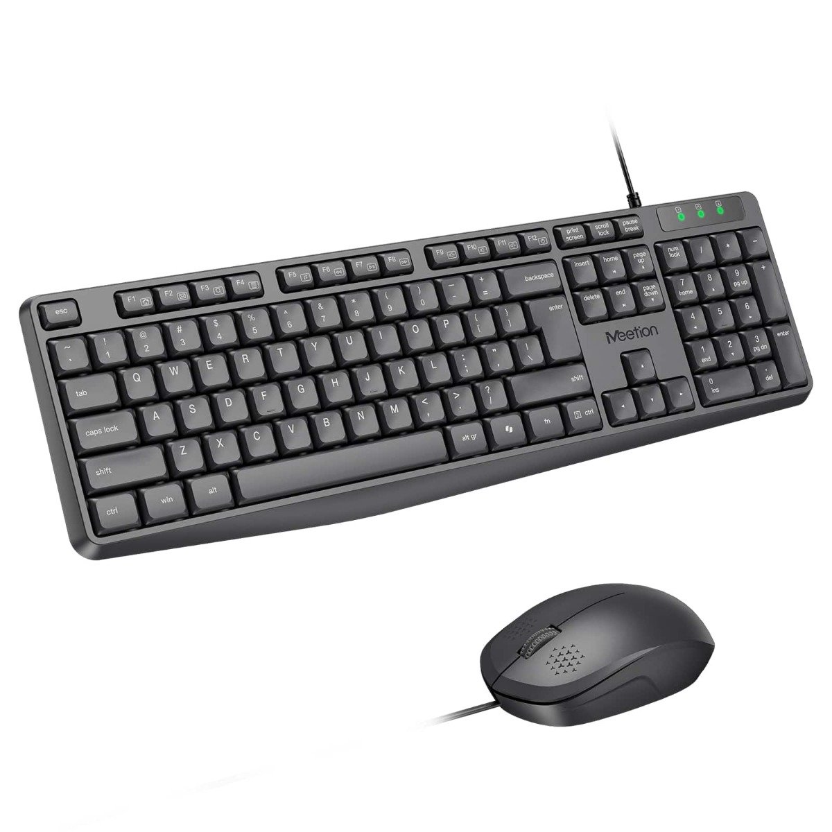 Meetion MT-C235 Ενσύρματο Σετ με Πληκτρολόγιο & Ποντίκι Office USB US (17.003.0021) - Image 3
