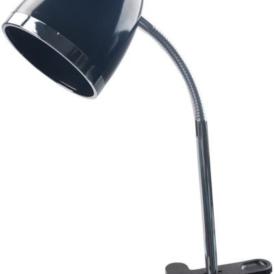 Avide Basic Φωτιστικό Γραφείου με Κλιπ E27 15W Μαύρο (15.001.2141)