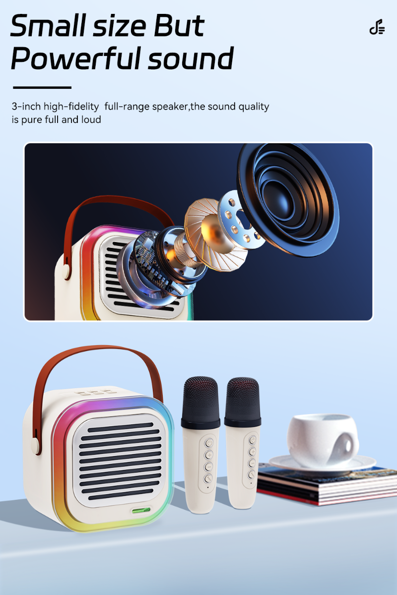 ATC-12 Ασύρματο Ηχείο Καραόκε 10W RGB (20.001.0014) - Image 11