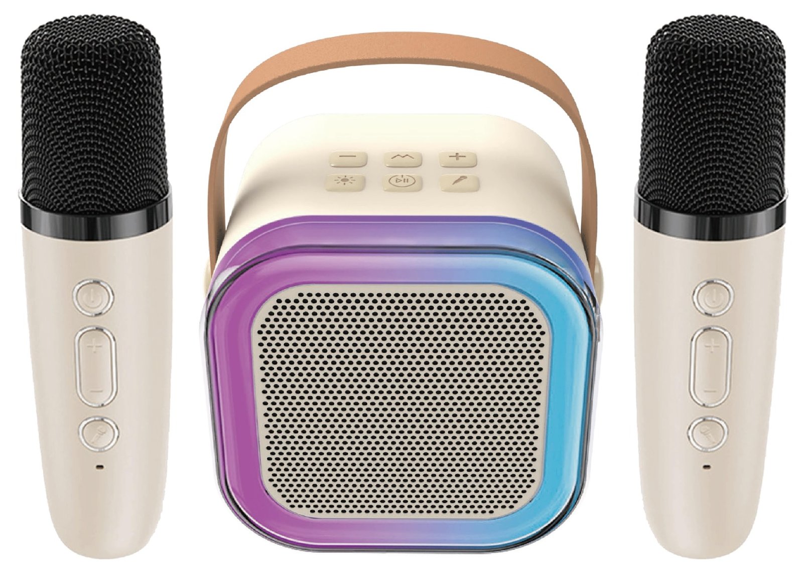 ATC-13 Ασύρματο Ηχείο Καραόκε με 2 Μικρόφωνα 5W RGB (20.001.0015)
