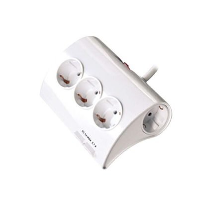 Technik Επαγγελματικό Πολύπριζο 5 Θέσεων με Καλώδιο 1.5m 2 Θύρες USB & Διακόπτη 16A (41.001.0035)