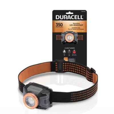 Duracell Φακός Κεφαλής με Λειτουργία Εστίασης DH350SE (+3AAA) IPX4 350lm B1 (31.004.0002)