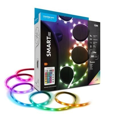Modee Smart Ταινία LED 24W IP20 RGB με Τηλεχειριστήριο 10m (40.005.0008)