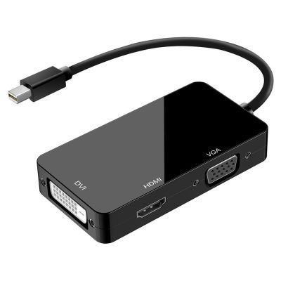 ATC Μετατροπέας MINI DP Αρσ. Σε HDMI/VGA/DVI Μαύρο (02.002.0017)