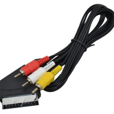 ATC Καλώδιο Scart σε 3RCA 1.5m Χωρίς Διακόπτη (02.005.0009)