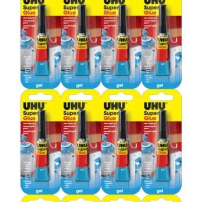 UHU Superglue Κόλλα Gel Jumbo 2g B12 (12τμχ) (41.010.0001)