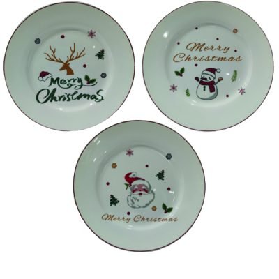 Πιάτο φρούτου πορσελάνινο φ 20,5cm [00001946]