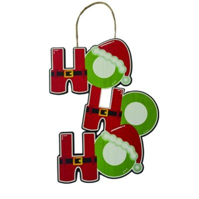 Κρεμαστό Χριστουγεννιάτικο ξύλινο διακοσμητικό 29x 23cm [00001970]