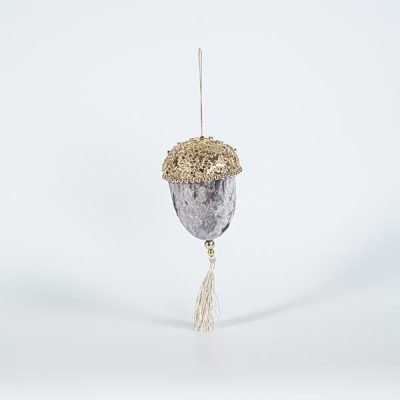 ΒΕΛΟΥΔΙΝΟ ΚΟΥΚΟΥΝΑΡΙ, ΓΚΡΙ, ΜΕ GLITTER, 8x20cm (600-44720)