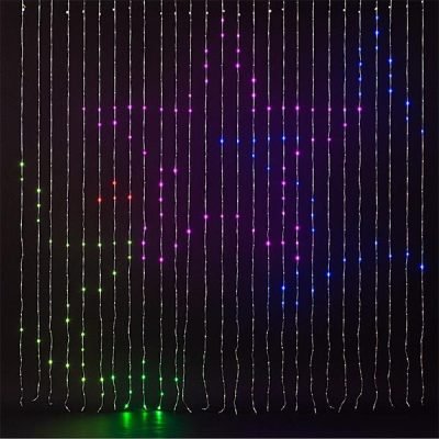 ΚΟΥΡΤΙΝΑ, 756 SMART MINI LED, ADAPTOR, ΕΛΕΓΧΟΣ ΜΕΣΩ ΕΦΑΡΜΟΓΗΣ, ΠΡΟΓΡΑΜΜΑ, R.CONTROL (TIMER, DIMMER), ΔΙΑΦΑΝΟ ΠΛΑΚΕ ΧΑΛΚΙΝΟ ΚΑΛΩΔΙΟ, RGBW LED (H200 x W200cm, 27 LINES x 28 LED), ΠΡΟΕΚΤΑΣΗ ΠΑΡΟΧΗΣ 5m, IP44 (600-11782)