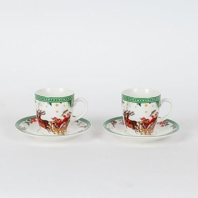 ΚΟΥΠΑ ΜΕ ΠΙΑΤΑΚΙ ΚΑΙ ΧΡΙΣΤΟΥΓΕΝΝΙΑΤΙΚΗ ΠΑΡΑΣΤΑΣΗ, 80ml, ΣΕΤ 2 ΤΜΧ (600-46509)