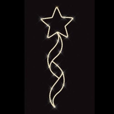 ΕΠΑΓΓΕΛΜΑΤΙΚΟ ΣΧΕΔΙΟ, ΕΠΙΣΤΗΛΙΟ, ΑΣΤΕΡΙ, ΘΕΡΜΗ ΛΕΥΚΗ LED ΦΩΤΟΣΩΛΗΝΑ, 150x50cm, IP65 (600-23411)