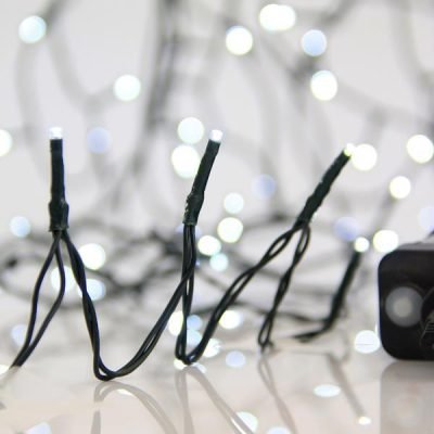 ΣΕΙΡΑ, 1500 LED 3mm, 31V ΜΕΤΑΣΧΗΜΑΤΙΣΤΗ, 8 ΠΡΟΓΡΑΜΜΑΤΑ & ΜΝΗΜΗ, ΠΡΑΣΙΝΟ PVC ΚΑΛΩΔΙΟ, ΛΕΥΚΟ LED ΑΝΑ 5cm, ΠΡΟΕΚΤΑΣΗ ΠΑΡΟΧΗΣ 3m, ΙΡ44 (600-13620)