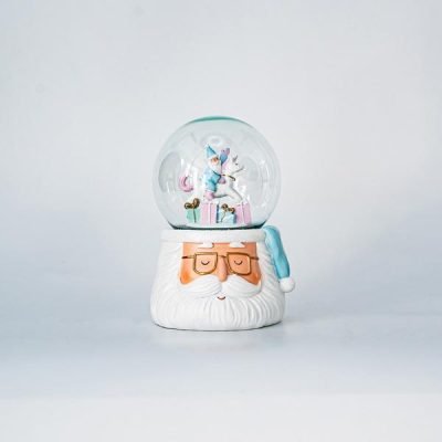 ΧΙΟΝΟΜΠΑΛΑ, ΑΓΙΟΣ ΒΑΣΙΛΗΣ, ΜΕ ΚΟΥΝΙΣΤΟ ΑΛΟΓΑΚΙ ΣΤΟ ΕΣΩΤΕΡΙΚΟ ΤΗΣ, 15cm (600-45516)