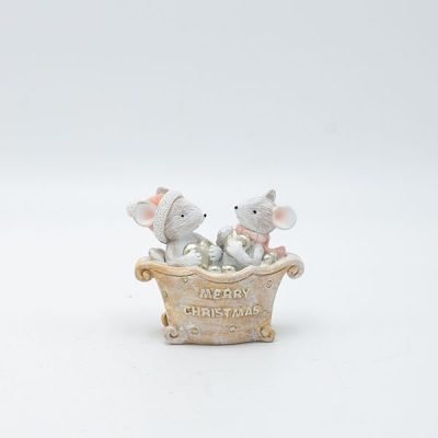 ΔΙΑΚΟΣΜΗΤΙΚΟ ΠΟΛΥΡΕΖΙΝ, ΠΟΝΤΙΚΑΚΙΑ ΣΕ ΜΠΑΝΙΕΡΑ, 9x7cm (600-46969)