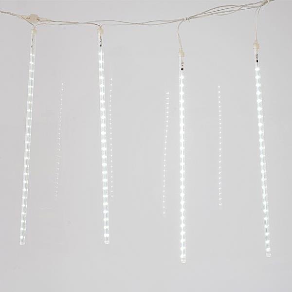 SNOWDROP, 240 LED, ΜΕΤΑΣΧΗΜΑΤΙΣΤΗ, 4 ΕΠΕΚΤΑΣΕΙΣ ΕΩΣ 3 ΣΕΤ, ΔΙΑΦΑΝΟ PVC ΚΑΛΩΔΙΟ, 5 ΣΩΛΗΝΕΣ 50cm ΜΕ ΛΕΥΚΟ LED, ΠΡΟΕΚΤΑΣΗ ΠΑΡΟΧΗΣ 5m, IP44 (600-11432)