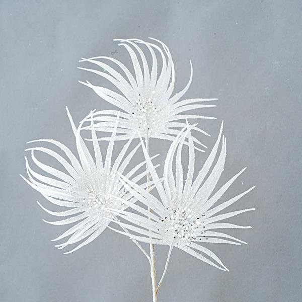 ΚΛΑΔΙ ΦΟΙΝΙΚΑ, ΤΡΙΠΛΟ, ΜΕ ΠΕΤΡΕΣ, ΛΕΥΚΟ, 90cm (600-45367)