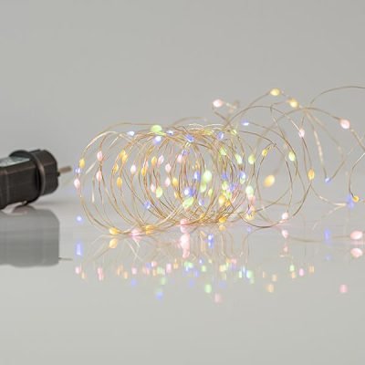 ΣΕΙΡΑ, 100 ELECTRODELESS ΜΙΝΙ LED, ΜΕΤΑΣΧΗΜΑΤΙΣΤΗ, 11 ΠΡΟΓΡΑΜΜΑΤΑ, ΑΣΗΜΙ ΧΑΛΚΙΝΟ ΚΑΛΩΔΙΟ, ΘΕΡΜΟ ΛΕΥΚΟ & ΧΡΩΜΑΤΙΣΤΟ OPAL LED ANA 10cm, ΠΡΟΕΚΤΑΣΗ ΠΑΡΟΧΗΣ 5m, ΙΡ44 (600-11742)