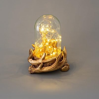 ΦΩΤΙΖΟΜΕΝΟ LED ΔΙΑΚΟΣΜΗΤΙΚΟ,20 LED, ΜΕ ΤΑΡΑΝΔΟ ΣΤΟ ΕΣΩΤΕΡΙΚΟ ΤΟΥ, ΜΠΑΤΑΡΙΑΣ, 14,5×18,8cm (600-44952)