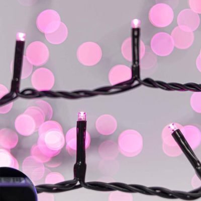 ΣΕΙΡΑ, 240 LED 3mm, 31V ΜΕΤΑΣΧΗΜΑΤΙΣΤΗ, 8 ΠΡΟΓΡΑΜΜΑΤΑ & ΜΝΗΜΗ, ΠΡΑΣΙΝΟ PVC ΚΑΛΩΔΙΟ, ΡΟΖ LED ΑΝΑ 5cm, ΠΡΟΕΚΤΑΣΗ ΠΑΡΟΧΗΣ 3m, IP44 (600-11537)